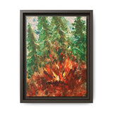 Camp Fire Canvas Print