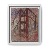 San Francisco Heights Matte Framed Canvas