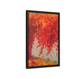 Autumn Blaze Framed Canvas Print