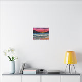 Ocean Beach Matte Canvas Print