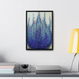 Purple Lit Gallery Shadowbox Canvas