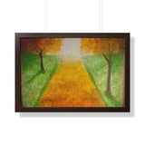 Just Ahead Framed Print