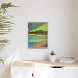 A Path Beyond Framed Matte Canvas