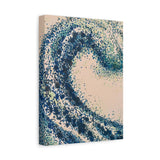 Wavey Dots Canvas Print