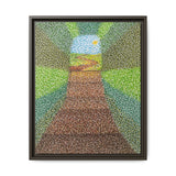 Beyond the Path Framed Matte Canvas