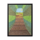 Beyond the Path Framed Matte Canvas