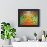 Just Ahead Framed Print