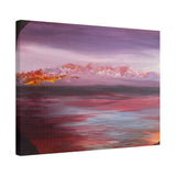 A Blended Evening Abstract Art Canvas Print