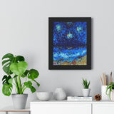Blue Night Seascape Art Print