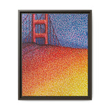 Sunny Side Bridge Matte Framed Canvas