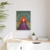 A Path Ahead Series Matte Framed Canvas