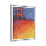 Sunny Side Bridge Matte Framed Canvas