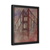 San Francisco Heights Framed Canvas Print