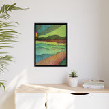 A Path Beyond Framed Matte Canvas