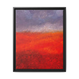 The Red Hill Matte Framed Canvas