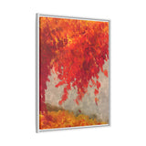 Autumn Blaze Framed Canvas Print