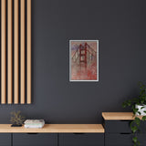 San Francisco Heights Framed Canvas Print