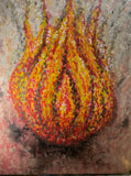 R3 Original: Flame On / Lit. Art. Series / 16 x 20