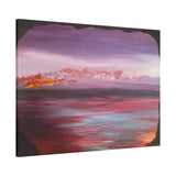 A Blended Evening Abstract Art Canvas Print