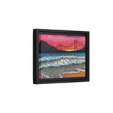 Ocean Beach Deluxe Framed Canvas Print