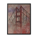 San Francisco Heights Framed Canvas Print