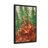 Summer Sparks - Shadowbox Canvas Art Prints
