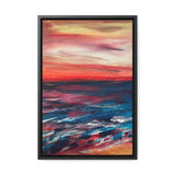 Choppy Waters Gallery Shadowbox Canvas