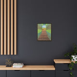 Beyond the Path Framed Matte Canvas