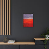 The Red Hill Matte Framed Canvas