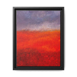 The Red Hill Matte Framed Canvas