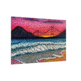 Ocean Beach Matte Canvas Print