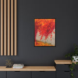 Autumn Blaze Framed Canvas Print