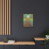 Beyond the Path Framed Matte Canvas