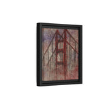San Francisco Heights Matte Framed Canvas