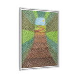 Beyond the Path Framed Matte Canvas