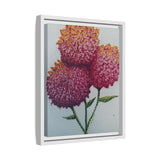 Carnation Flowers Framed Canvas