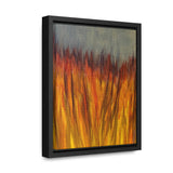 Hot Grass Shadowbox Canvas