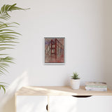 San Francisco Heights Framed Canvas Print