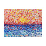 Large Criss-Cross Gallery Grade Canvas Print