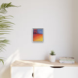 Sunny Side Bridge Matte Framed Canvas