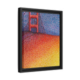 Sunny Side Bridge Matte Framed Canvas