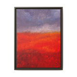 The Red Hill Matte Framed Canvas