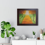 Just Ahead Framed Print