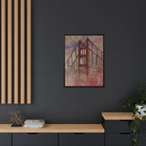 San Francisco Heights Framed Canvas Print
