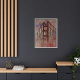 San Francisco Heights Framed Canvas Print
