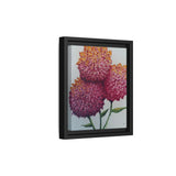 Carnation Flowers Framed Canvas