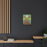 Beyond the Path Framed Matte Canvas