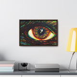Eye. See. You. Horizontal Framed Premium Gallery Wrap Canvas