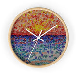 Criss-Cross Wall Clock