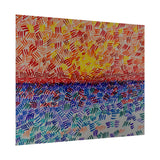 Criss Cross Horizon Poster